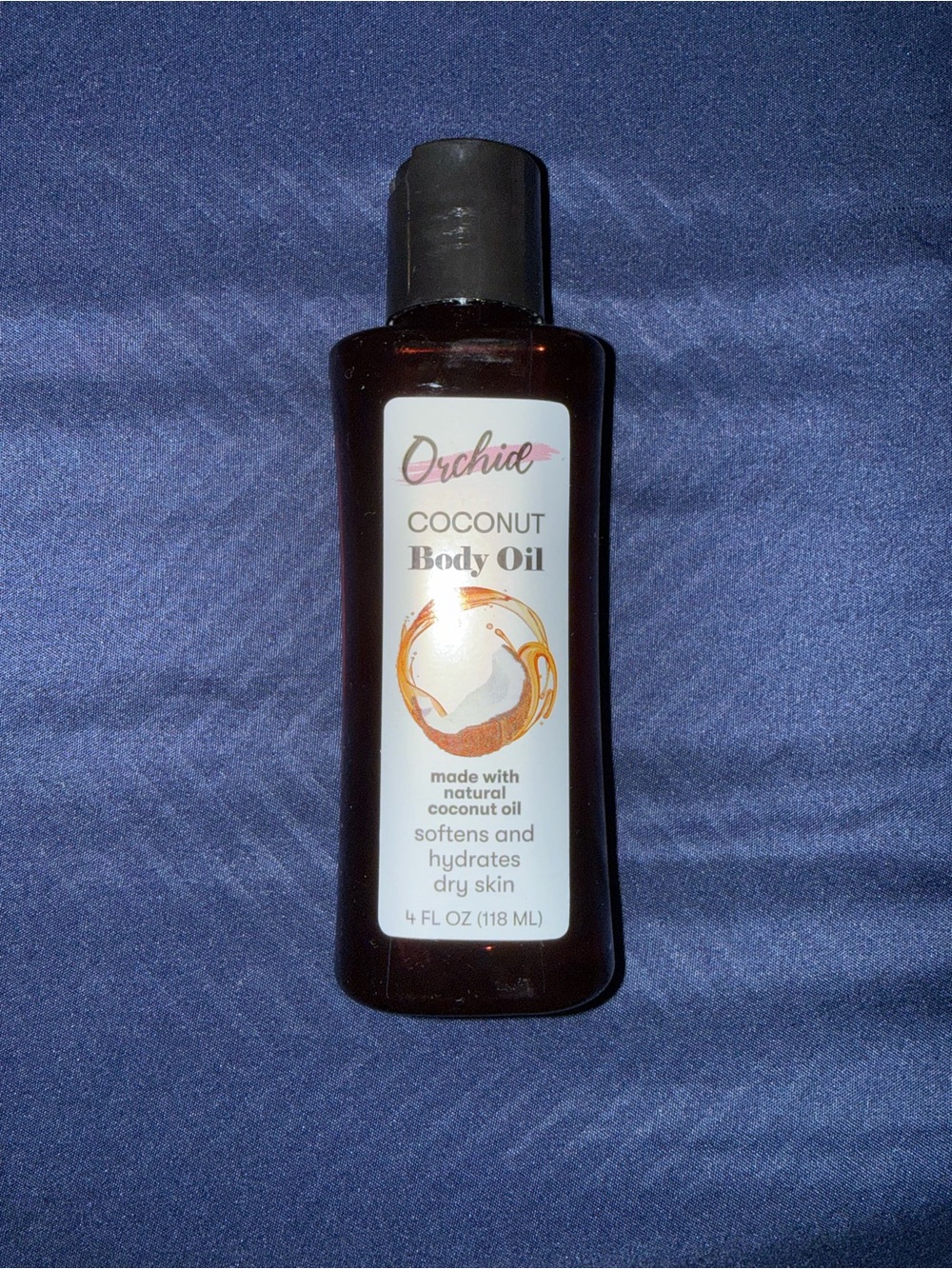 Orchidé Coconut Body Oil - Hydrating Coconut Scent (Brown Bottle)